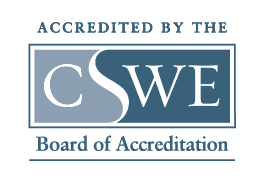 WVU's Bachelor of Social Work (BSW) program is accredited by the Council of Social Work Education (CSWE)